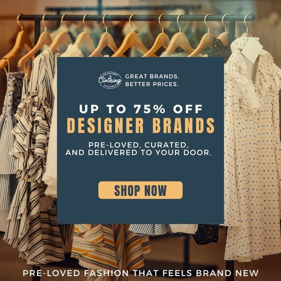 Score designer fashion for up to 75% off retail — all curated and delivered - Picture 1 of 2